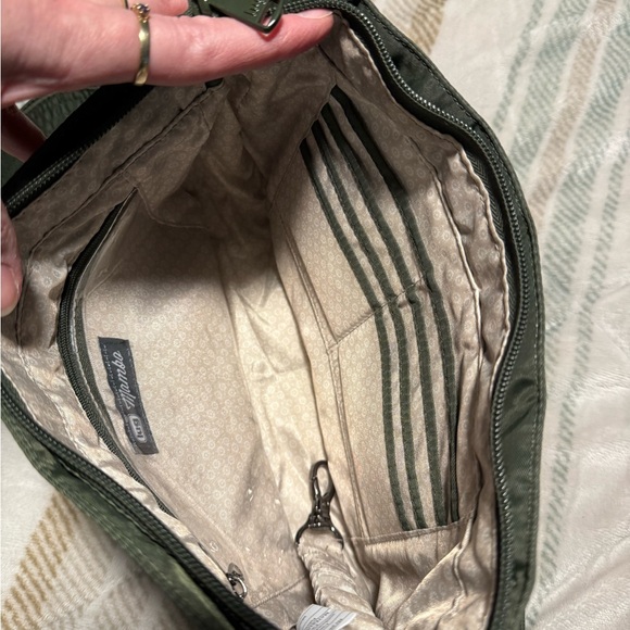 Lug Mambo Olive Green Nylon Crossbody Bag. - Picture 6 of 8